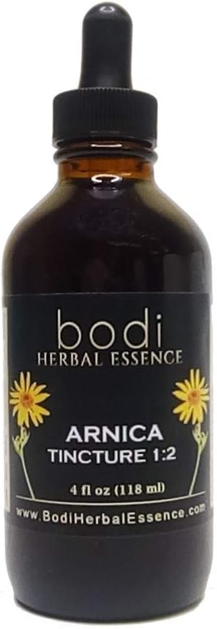 bodi : ARNICA Flower Tincture 1:2 Highest Concentration - Amazing Skin Healer (4 oz)