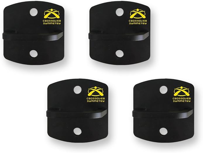 Crossover Symmetry Wall Mount Attachment - Compatible with Crossover Cord Shoulder Resistance Bands - Set of Four