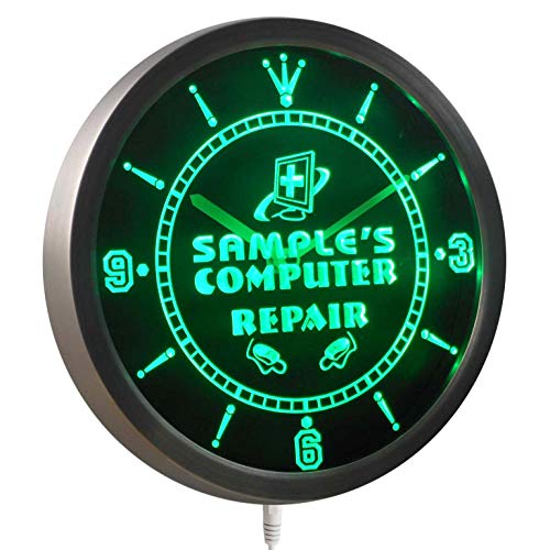 Advpro Nctr-Tm Name Personalized Custom Computer Repair Shop Neon Sign Led Wall Clock #TOP4