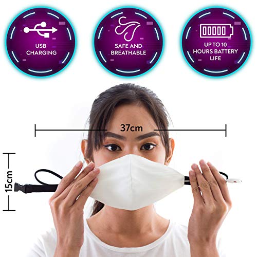Sojourner Bags Led Light Up Mask - Rave Edm Halloween Masks For Men & Women - Halloween Costume Ready #TOP5