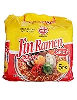 Algopix Similar Product 6 - Ottogi Jin Ramen Spicy 5 Packs