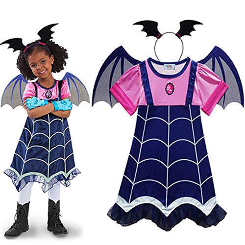 Fantasia de Vampirina FANZHOU para meninas, fantasia de Halloween para meninas, vestido de festa inf