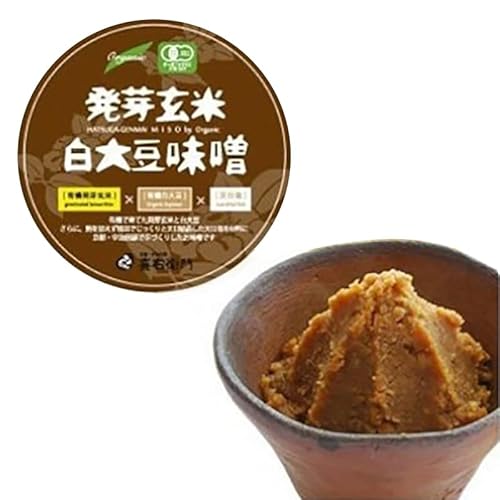 [順次発送][定期便・隔月3回]有機 発芽玄米白大豆味噌 1kg×隔月3回 京都・喜右衛門[定期便 みそ 味噌 無添加 オーガニック 生みそ 発芽玄米 天然醸造 発酵食品 調味料]