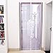 Hoobest Magnetic Screen Door with Heavy Duty Mesh Fastener Tape,Let Fresh Air in.Close Automaticlly(Screen Size39
