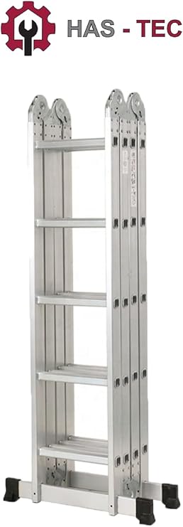 5,7 Metre 20 Basamaklı Akrobat Çok Amaçlı Merdiven Alüminyum