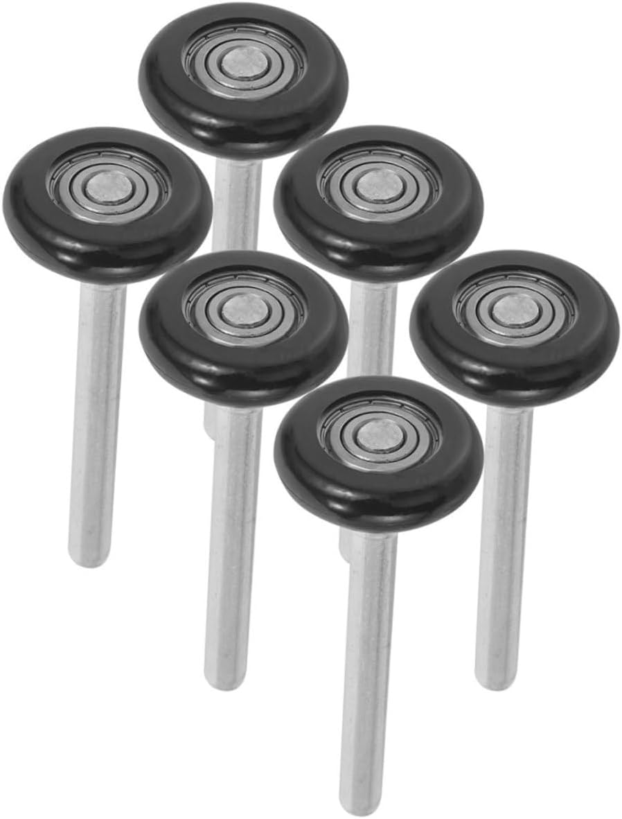 6pcs Nylon Garage Door Rollers Replacement Garage Door Wheels for Rolling Track