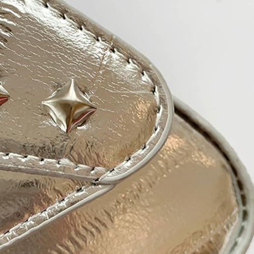 Sac élégant messagers clouté à main avec rangement optimal