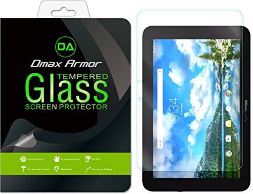 Dmax Armor for Verizon Ellipsis 10 Screen Protector, [Tempered Glass] 0.3mm 9H Hardness, Anti-Scratch, Anti-Fingerprint, Bubble Free, Ultra-Clear