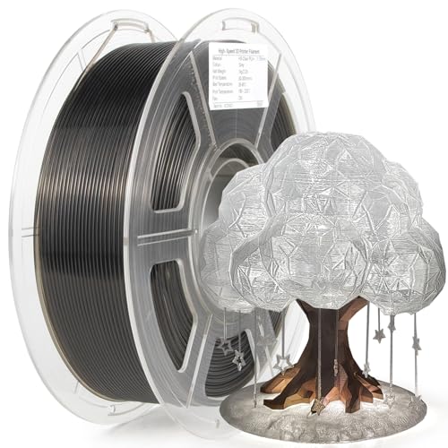 Filament iSANMATE PLA High-Speed Szary Przezroczysty (GRAY TRANSPARENT)