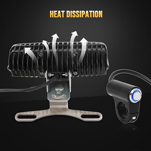 Miniatura 3 de AUTOVIC Kit de luz, kit de barra de luz de motocross, bombillas de luz súper blanca para Kawasaki Honda, Yamaha, Suzuki, Motocross, Motocross Dirt