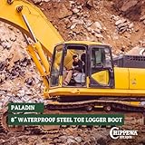 Chippewa Men's 8' Steel Toe Logger Boots, Bay Apache - 9M