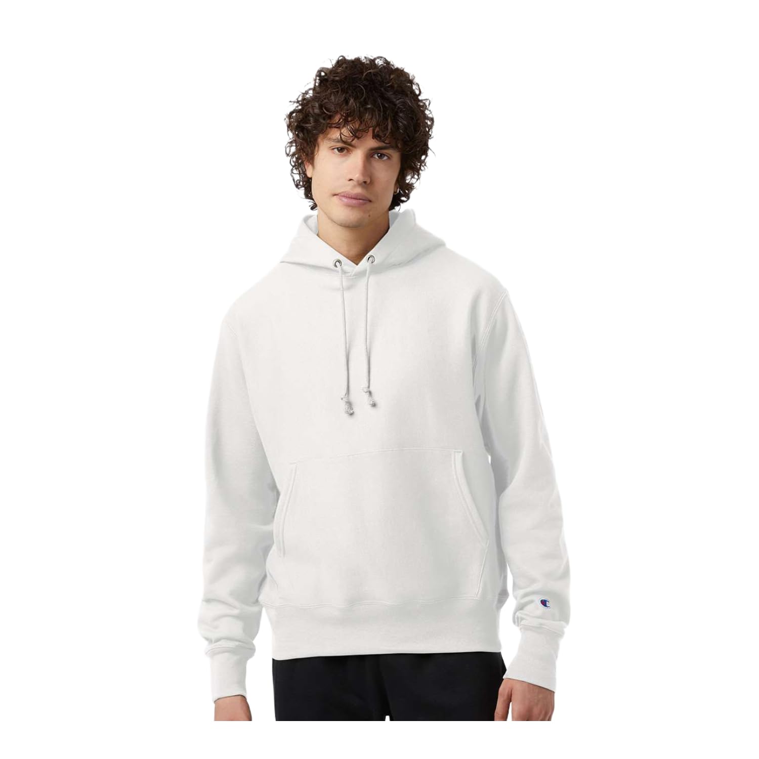 S101 Men's Reverse Weave Hooded Sweatshirt, Heavyweight 12 oz. Fleece, Shrink-Resistant