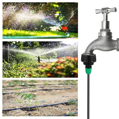 NRWRTY 5Pcs 3/4" to 1/4" Drip Irrigation Tubing Connectors for Garden Hose by NRWRTY - Used condition - Image 5