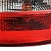 Spec-D Tuning Tail Trunk Lights Red Clear Compatible with BMW E46 3-Series 4Dr 1999-2001 L+R Pair Taillight Assembly