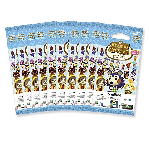 10x Amiibo Karten 3 Stück Animal Crossing Vol. 3