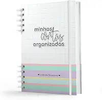Caderno De Controle Financeiro - Capa Dura - Minhas Contas Organizadas