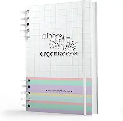Caderno De Controle Financeiro - Capa Dura - Minhas Contas Organizadas