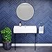 Swiss Madison Well Made Forever SM-CS733, Carre 36" Ceramic Console Sink In Glossy White Basin