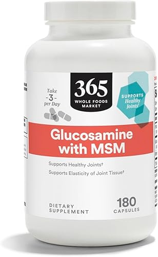 365 by Whole Foods Market, Glucosamina con MSM, 180 cápsulas
