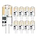 Produktbild G4 LED Lampen 3W ersetzt 20W 30W Halogenlampe LED Leuchtmittel Warmweiß CRI 83 Nicht Dimmbar 360 ° Abstrahlwinkel,AC/DC 12V,215LM, Kein Flackern G4 LED Birnen Licht Beleuchtung 8 Pack-Yuiip