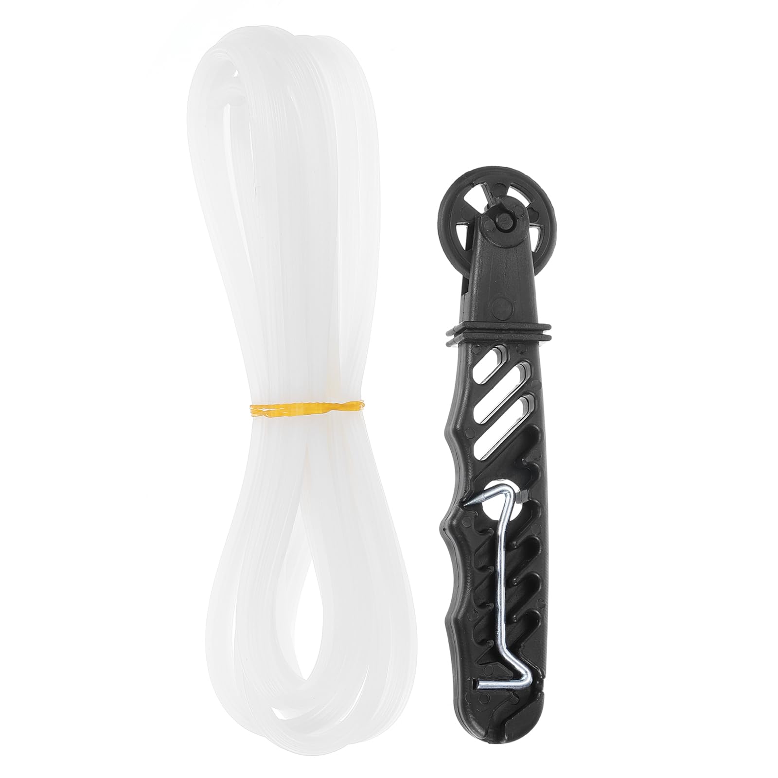 Kit de reparación de pantalla para ventanas, burlete TPE de 0.22" x 16.4 pies y juego de rodillo