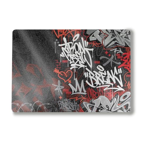 Image of Glossy Glitter Laptop Skin Compatible with Alienware M18 R2 (2024) - Red Tag - Premium 3M Vinyl Protective Wrap Decal Cover - Easy to Apply | Crafted in The USA by MightySkins