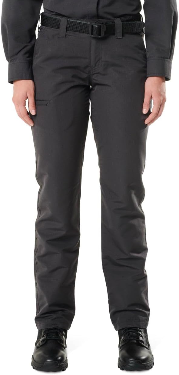 5.11 Tactical Women's Fast-Tac Urban Pants, Straight Fit, 5 Pockets, Style 64420ABR, Charcoal, 10 Regular