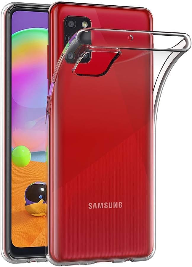 PhoneThrone - Cover trasparente per tutti i modelli Samsung, protezione invisibile e antigraffio (SAMSUNG A31)