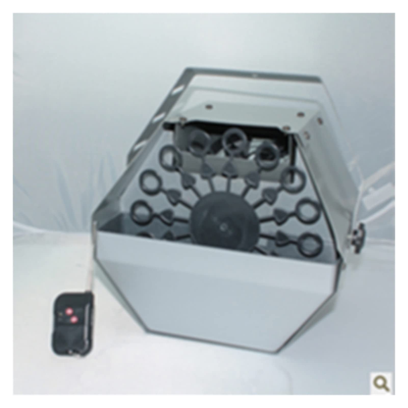 Seifenblasenmaschine Automatische Bubble Gebläse tragbare Bubble Maker Mini Fernbedienung Bubble Maschine Hochzeitsstufe Performance Requisiten Blasen für Hochzeiten