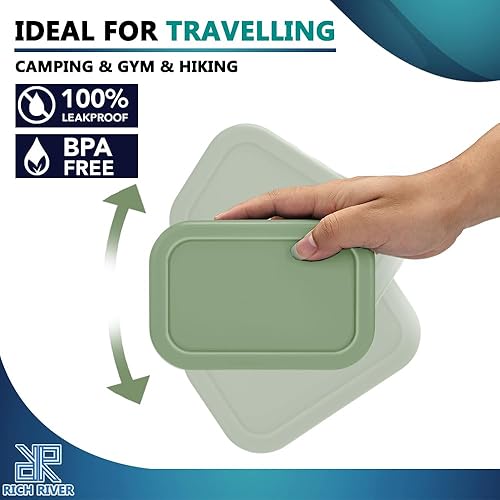 Miniatura 3 de Soporte de jabón de viaje mejorado a prueba de fugas con tapa, barra de champú y soporte para barra de acondicionador, contenedor de jabón con capa