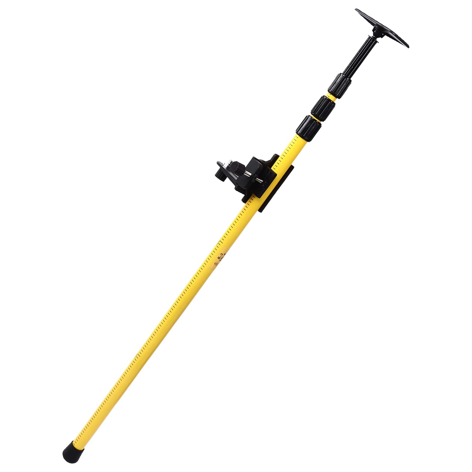 Poteau Télescopique de Niveau, 112-280 Cm / 44,1-110,2 Pouces Tige Extensible du Sol au Plafond Poteau Extensible Poteau de Montage Réglable pour Lasers Rotatifs et