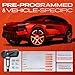 A-Premium 4PCS Pre-Programmed TPMS Sensor Tire Pressure Monitoring Sensor - Compatible with Honda & Acura Models - Civic, CR-Z, Element, Fit, Odyssey, CSX - 315MHz - Replace 42753SNAA83, 42753TR0A81