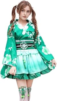 GRACEART Women's Kimono Kimono, Green : Amazon.com.be: Fashion