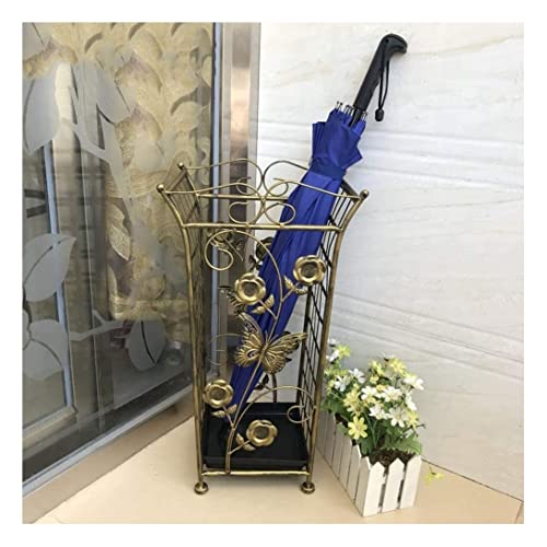 Porte-parapluie rétro en fer pour cannes et bâtons de marche