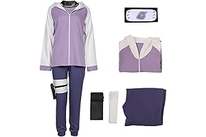 Naruto Uzumaki Hinata Cosplay Hoodie Costume, Hoodie Set with, Bag for Women