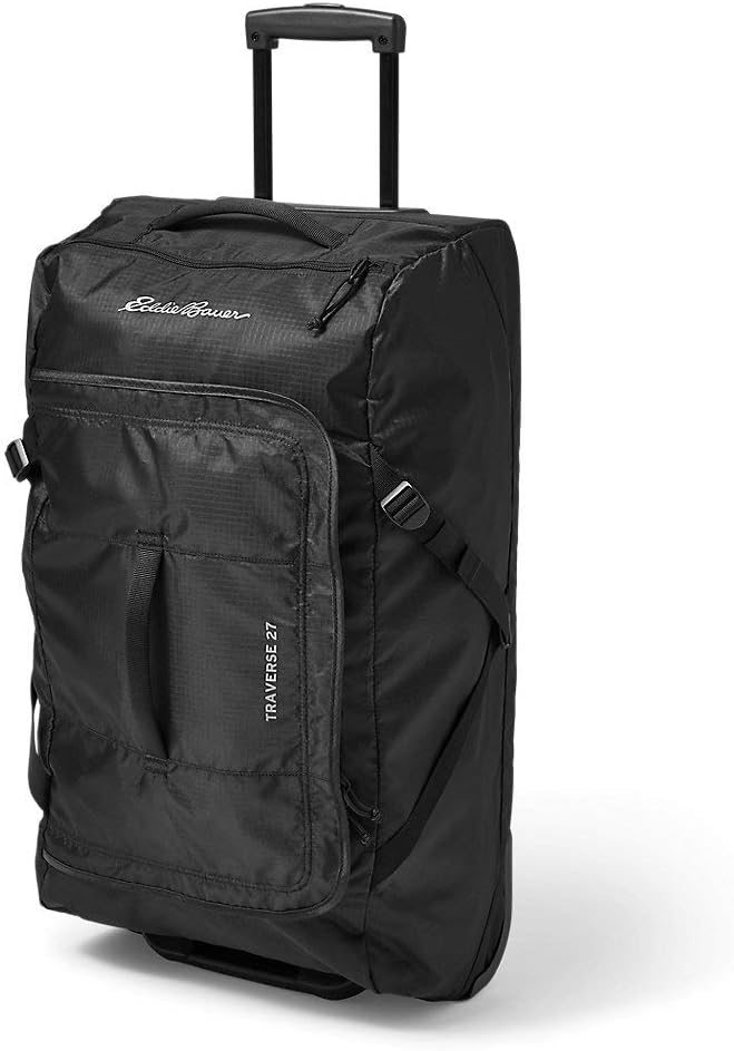 Eddie Bauer Traverse 27 Rolling Duffel, Black, ONE SIZE