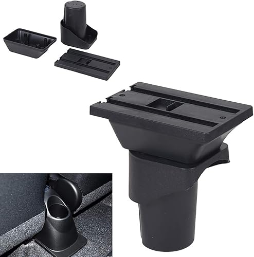 Miniatura 2 de YJYWZH Caja de apoyabrazos para Nissan marzo 2010 2011 2012 2013 2014 2015 2016 Automotriz almacenamiento cuero coche centro consola con carga 3