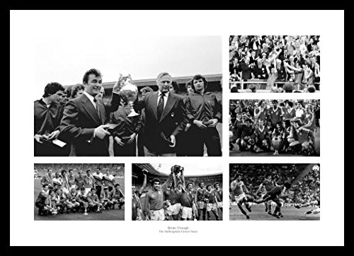 Framed Brian Clough - The Nottingham Forest Years Photo Memorabilia