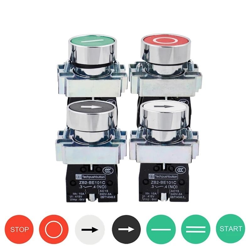 Bouton poussoir XB2 pour simplifier le démarrage Start Stop 22 mm
