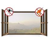 Sekey Mosquitera de Ventana Ajustable para Proteccin contra Insectos | Pantalla contra Insectos con Cinta de Velcro autoadhesiva, Adaptable a 1,5 x 1,8m, Blanco