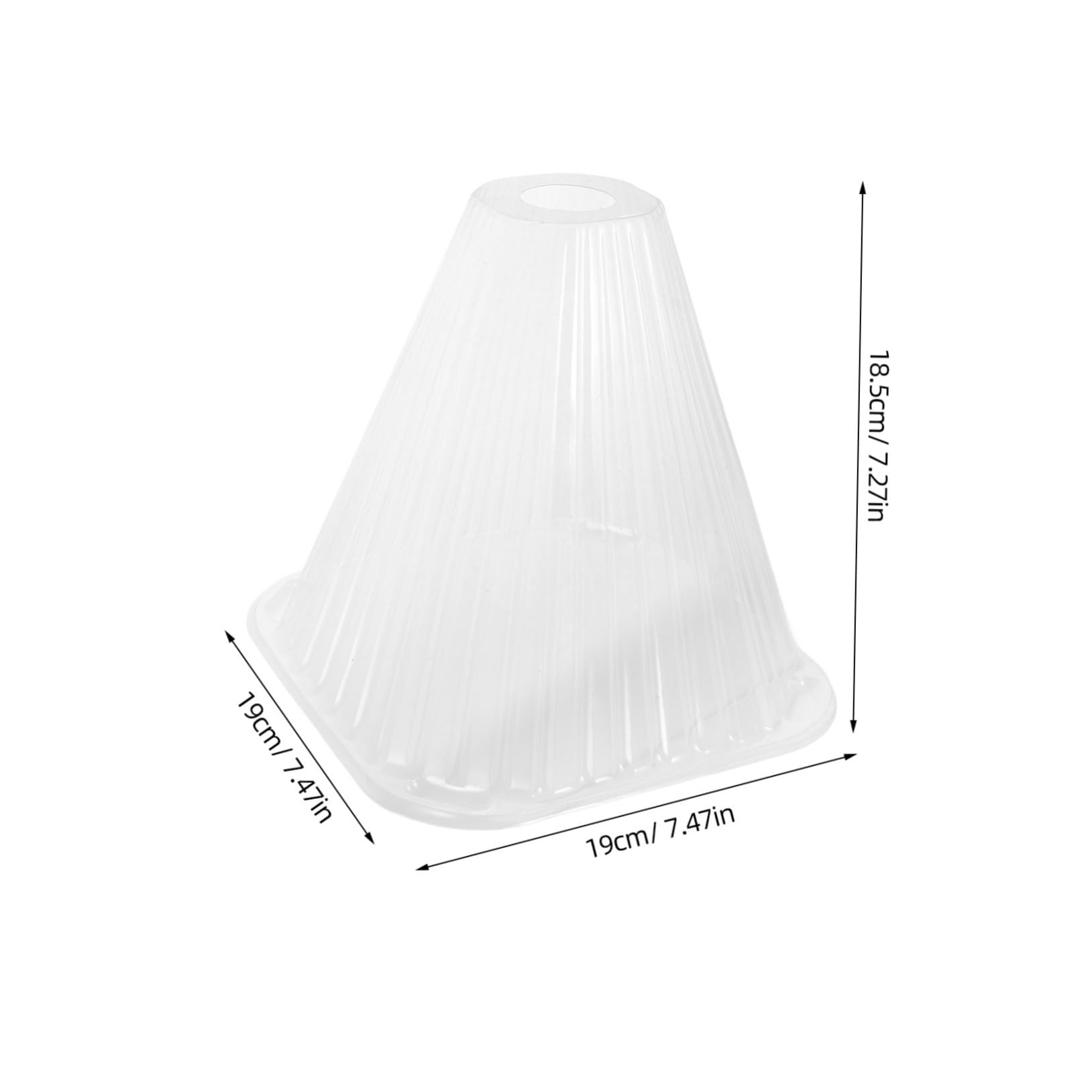 Cloche Conique pour Plantes 10 Pièces Pet, Protection Semis et Ombrage