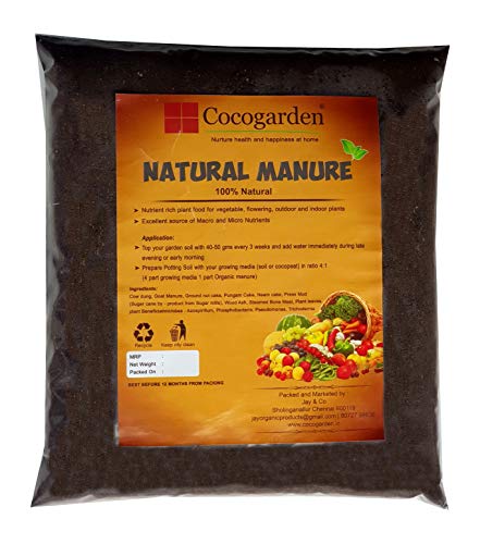 Cocogarden Natural Manure - Organic Fertilizer for Home Plants - 4.5 kg