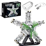 BseSparklion 5-Cylinder Radial Engine Building Set, Build Your Own Mini Military Plane Engine Model Kit That Runs, Compatible with Lego WW2, STEM Toy Gifts for Adults & Teens Boys 8-14+ (863 PCS)
