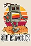  Schmerz Tagebuch: Schmerztagebuch für 1 Jahr (53 Wochen) Dokumentation ganz einfach ! Tagebuch chronische Schmerzen A5 Softcover Arztplan Medikamentenplan / VHS Kassette Retro 80 90