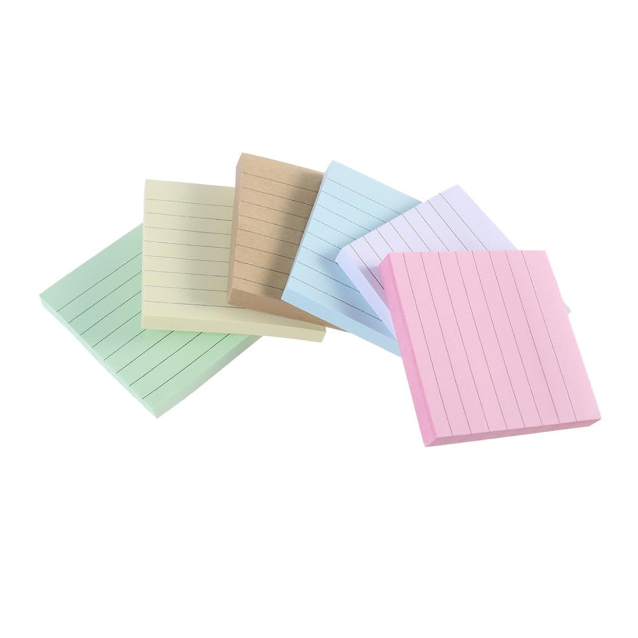 12 Pezzi Blocco Note Tascabile Mini Blocco Note Righe Piccolo Per Casa Scuola Ufficio Colori Vivaci Giallo Blu Bianco Carta Kraft Rosa Verde