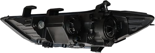 Miniatura 5 de Faro halógeno delantero derecho para Hyundai Elantra 2017 2018 negro montaje de faro sustituye 114-10015R 92102F3000 HY2503206 (lado derecho del