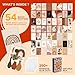 54PCS Boho Wall Collage Kit – Vintage Aesthetic 4x6 Art Prints & Posters, Indie Room Decor for Teen Girls, Dorm or Bedroom Wall Art, Cottagecore Bohemian Photo Set, Trendy Aesthetic Decor