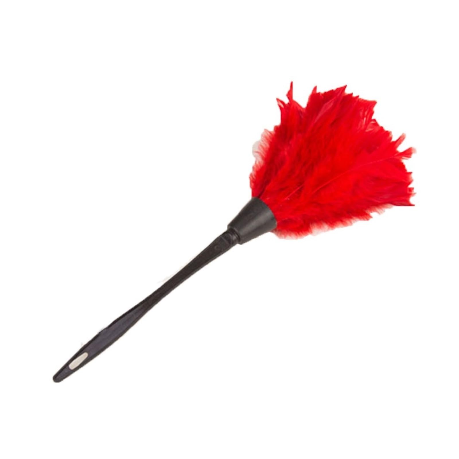 Feather Duster Turkey Feather Duster Anti-static Cleaning Car Dashboard Cleaner Tools(Red)