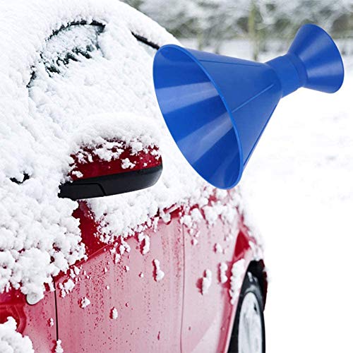 Ciao Life Ice Scraper Magic Funnel Round Windshield Ice Scrapers, Magic Car Cone-Shaped Snow Removal Tool