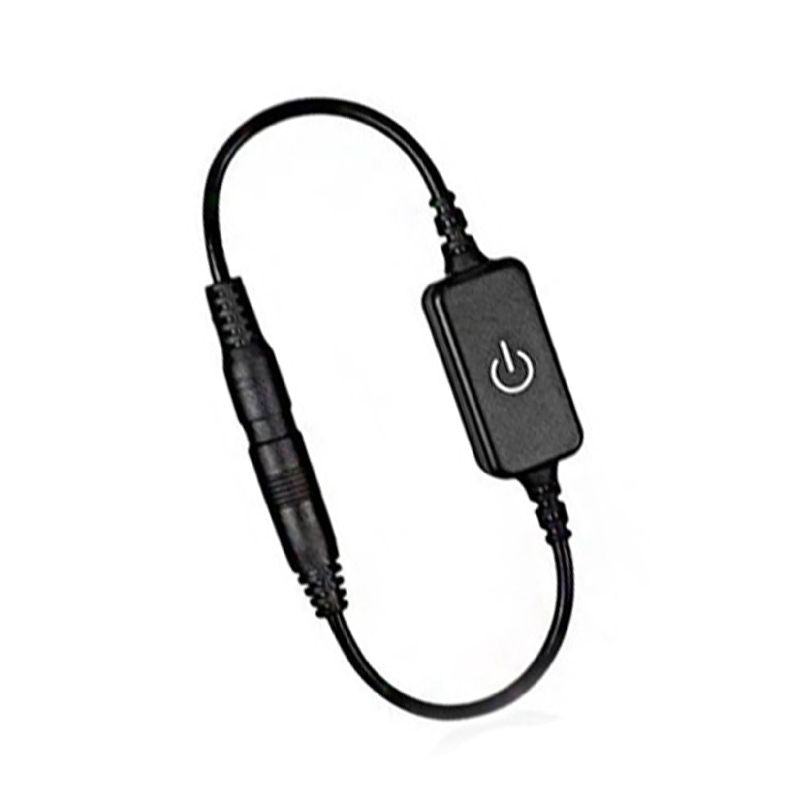 12-24V 4A Mini LED Dimmer Touch Switch, Single Color Light Controller, Anti Slip Coating Design Dimmer for LED Strip Lights, Wall Lamps & Point Lights, Ideal for Lighting Control (Black)